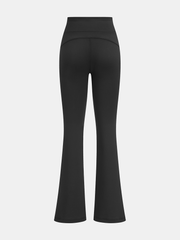 Mid-Waist Flared Leggings