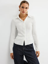 Textured Button-Down Shirt