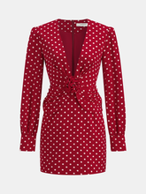 Polka Dot Rosette Top and Skirt Set