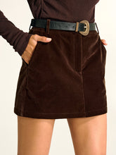 Velvet Mini Skirt without Belt