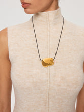 Golden Irregular Smooth Necklace