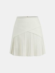Pleated Panel Mini Skirt