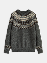 Fair Isle Crew Neck Sweater