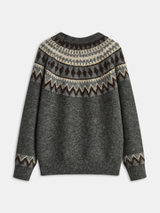 Fair Isle Crew Neck Sweater