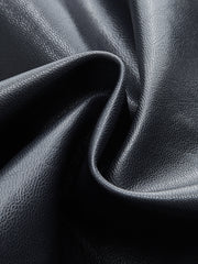 Belted Faux Leather Mini Skirt