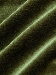 Velvet Twist Front Cut-Out Long Sleeve Blouse