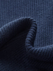 Asymmetric Lapel Button Front Knit Top