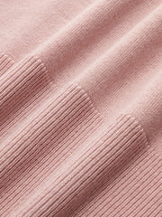 Bow Tie Neck Wool Blend Sweater