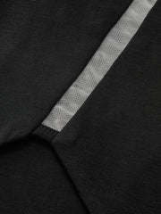 Bra-free Asymmetrical Round Neck Shirt