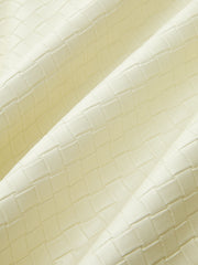 Floral Metal Button Faux Leather Mini Dress