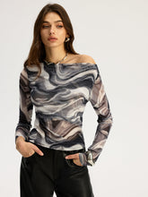 Stormy Mesh Off Shoulder Top