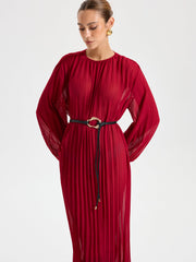 Pleated Long Dress