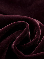 Corduroy Asymmetric Mini Skirt