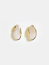 Marble Resin Stud Earrings