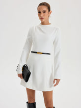 Shoulder-ruched Minimal Dress