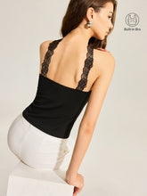 Bra-Free Lace Strap Backless Tank Top