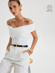 Bra-Free Off-Shoulder Top