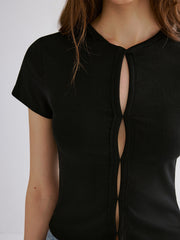 Reversible Short Sleeve Top