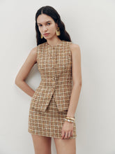 Tweed Sleeveless Vest