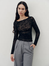 Floral Lace Long Sleeve T-Shirt