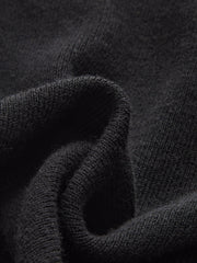 Contrast Trim Wool-Blend Knit Top