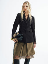 Lace Detail Fitted Blazer