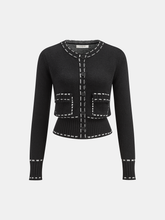 Contrast Trim Cardigan