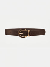 Statement Buckle PU Leather Belt