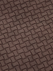 Faux Leather Woven-Patterned Pants