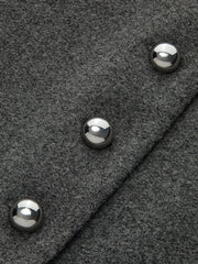 Curved Sleeve Tweed Jacket