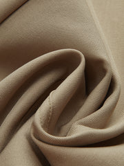 Mid-Waist Seam Detail Wide-Leg Pants