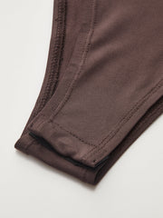 Tie-Dye Mock Neck Back Bow Detail Bodysuit