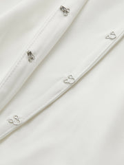 Satin Hook-and-Eye Bodysuit