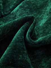 Velvet High-Waisted Shorts