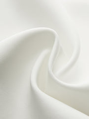 Lace Trimmed Satin Wrap Skirt