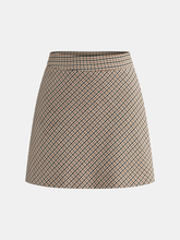 Checked Mini Skirt