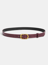 Crocodile Embossed PU Leather Belt