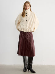 Collared Button Trench Coat