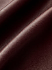 Faux Leather Asymmetric Mermaid Hem Midi Skirt