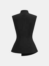 Metal-Button Tailored Vest