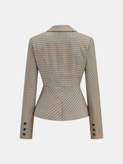 Checked Tailored Blazer