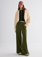 Side Stripe Slit Sweatpants