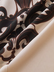 Printed Satin Blouse