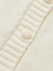 Tie-Back Button Knitted Cardigan