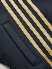 Quadruple Stripe Sweatshirt and Pants Set