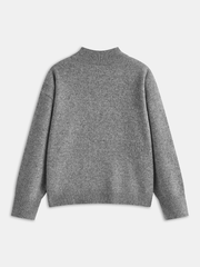 Star Applique Long-Sleeve Sweater