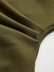 Ruched Asymmetric Hem Sweatshirt