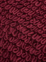 Mock Neck Fuzzy Knit Sweater