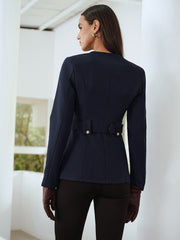 Tailored Belted Blazer
