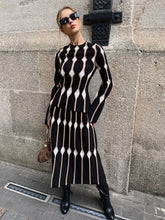 Geometric Pattern Knitted Top